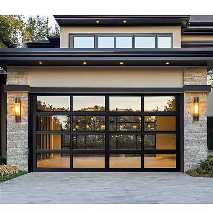 Commercial Glass Sectional Doors