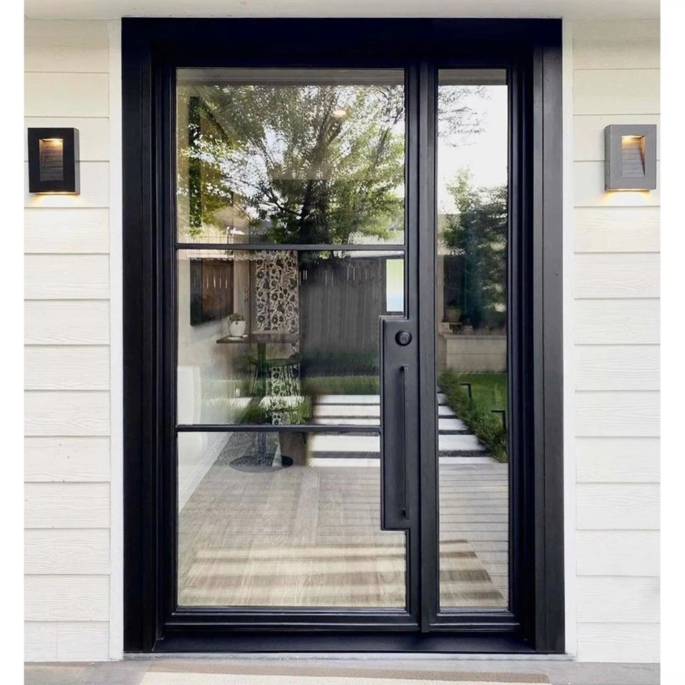 Wrought Iron Steel Entry Doors